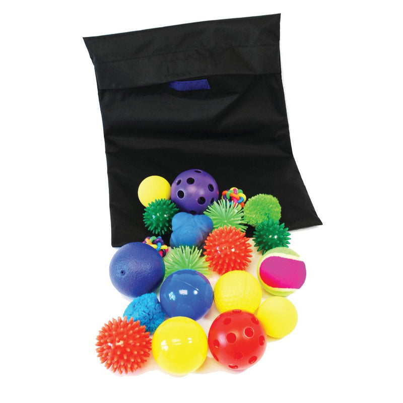 Boldsæt med 20 sensoriske bolde - Ø:5-8 cm - Fra 3 år. - Billede 1