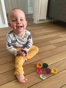 Opfattelseskugler - 8 stk Halvrunde - Sensorisk Legetøj - TickiT - Fra 0 år - Billede 1