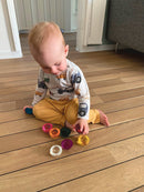 Opfattelseskugler - 8 stk Halvrunde - Sensorisk Legetøj - TickiT - Fra 0 år - Billede 1