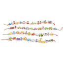 Figurer på snor i træ - Sæt med 4 temaer - Fra 2 år. - Billede 1