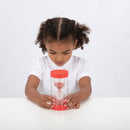 Timeglas med sand - 30 sekunder - Rød - TickiT - Billede 1