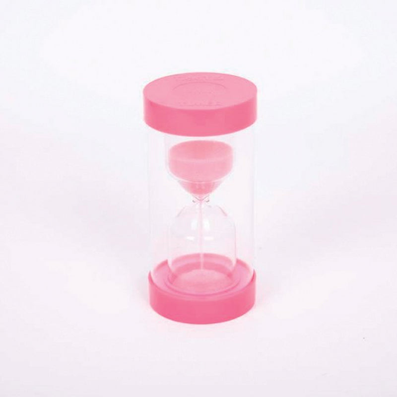 Timeglas med sand - 2 minutter - Pink - TickiT - Billede 1