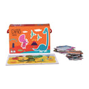 Little Bright Ones - Puslespil i Pap - Dinoer - 27 brikker. - Billede 1