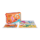 Little Bright Ones - Puslespil i Pap - Dinoer - 27 brikker. - Billede 1
