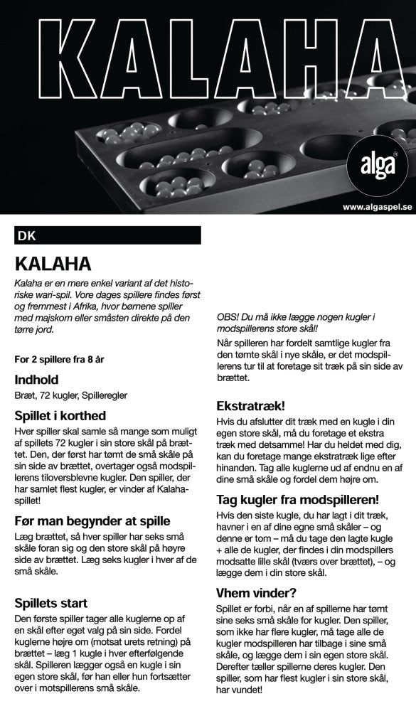 Kalaha Spil fra ALGA i Plast - Fra 6 år. - Billede 1