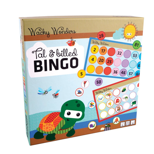 Læringsspil - Tal & Billed Bingo - Wacky Wonders - Fra 3 år. - Billede 1