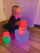 Sensorisk Lysende Byggeklodser - 12 stk - TTS - fra 3 å. - Billede 1