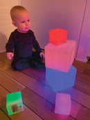 Sensorisk Lysende Byggeklodser - 12 stk - TTS - fra 3 å. - Billede 1