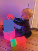 Sensorisk Lysende Byggeklodser - 12 stk - TTS - fra 3 å. - Billede 1