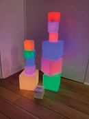 Sensorisk Lysende Byggeklodser - 12 stk - TTS - fra 3 å. - Billede 1