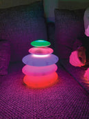 Sensorisk lysende små sten - 12 stk - TTS - Fra 3 år. - Billede 1