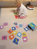 Gurli Gris læringsspil - Lær formerne - Fra 3 år. - Billede 1