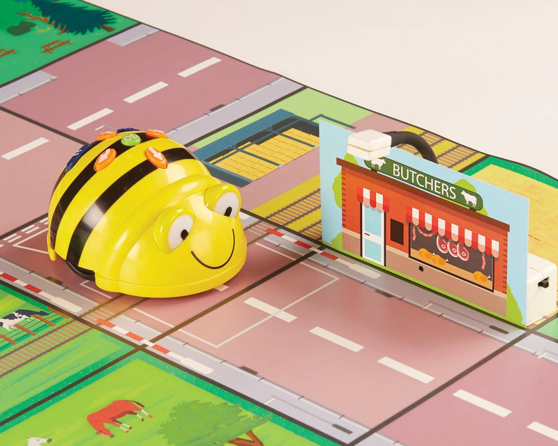 Bee-Bot Startpakke - En Bee-Bot + Legemåtter m.m. - Fra 3 år. - Billede 1