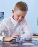 Blue-Bot Programmerings-Robot Sæt - 6 stk + oplader og måtter - Fra 5 år. - Billede 1