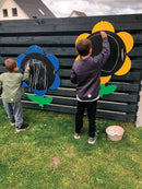 Kridttavler - Blomster - Til udendørs brug - Fra 3 år. - Billede 1