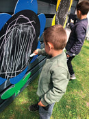 Kridttavler - Blomster - Til udendørs brug - Fra 3 år. - Billede 1