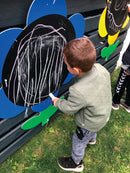 Kridttavler - Blomster - Til udendørs brug - Fra 3 år. - Billede 1