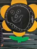 Kridttavler - Blomster - Til udendørs brug - Fra 3 år. - Billede 1