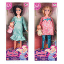 Judith dukke - Gravid - 29 cm. - Assorterde designs - Fra 3 år. - Billede 1