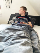 Kugletæppe / Vægttæppe - TTS - 150x90 cm - 3,6 kg - Billede 1