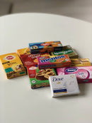 Lege-indkøbsvogn i metal med legemad indhold - Tanner - Fra 3 år. - Billede 1