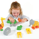 Popular Playthings - Magnetiske Mix & Match Jungledyr - Fra 3 år. - Billede 1