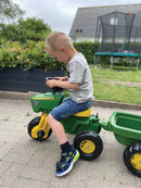 3-Hjulet Pedaltraktor med vogn - rollyToys - Fra 2,5 år. - Billede 1