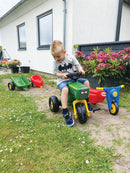 3-Hjulet Pedaltraktor med vogn - rollyToys - Fra 2,5 år. - Billede 1