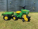 3-Hjulet Pedaltraktor med vogn - rollyToys - Fra 2,5 år. - Billede 1