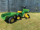 3-Hjulet Pedaltraktor med vogn - rollyToys - Fra 2,5 år. - Billede 1