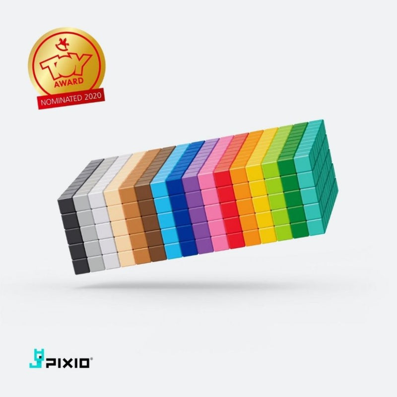 Pixio Magnetklodser - 50 dele - 6 farver - Gratis APP - fra 6 år - Billede 1