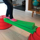 Gonge Build N Balance Balancetop - Rød - H. 24 cm. - Billede 1