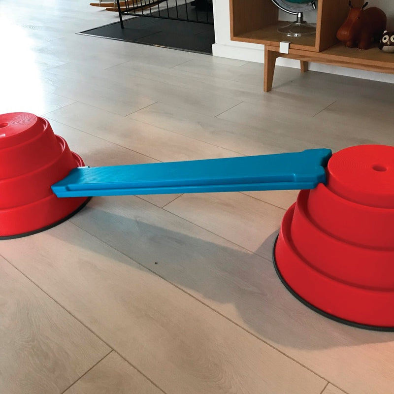 Gonge Build N Balance Balancetop - Rød - H. 24 cm. - Billede 1