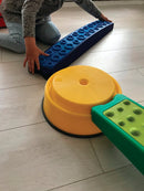 Gonge Build N Balance Balancetop - Gul - H:10 cm - Billede 1