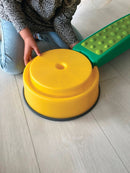 Gonge Build N Balance Balancetop - Gul - H:10 cm - Billede 1