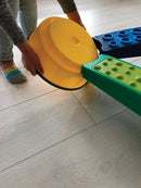 Gonge Build N Balance Balancetop - Gul - H:10 cm - Billede 1