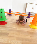 Build N' Balance Kegler fra Gonge - 6 stk - Højde 28,5 cm.