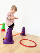 Hula Hop Ringe fra Gonge - 3 stk - Ø: 35 cm.