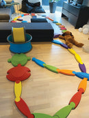 Gonge Body Wheels Sæt - Gult & Blåt Legehjul - Fra 3 år. - Billede 1