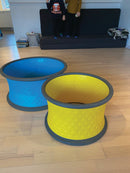 Gonge Body Wheels Sæt - Gult & Blåt Legehjul - Fra 3 år. - Billede 1