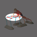 Gonge Mini Parkour - Tværstænger 3 stk - Røde - Billede 1