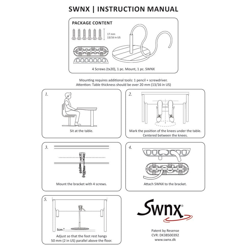 Gonge Mini SWNX® Fodgynge - Anbefales fra 3-7 år. - Billede 1
