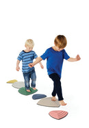 River Stones Nordic - Sæt med 6 balancesten - Gonge - Fra 1½ år. - Billede 1