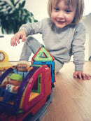 Magplayer magnetlegetøj - 68 dele Togsæt - Fra 3 år. - Billede 1
