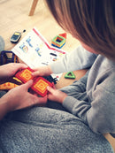 Magplayer magnetlegetøj - 68 dele Togsæt - Fra 3 år. - Billede 1