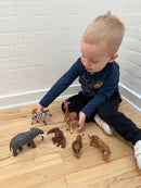 Vilde dyr - 6 stk. ass.