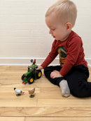 Dyr - Hønsefamilie fra Papo - 3 stk.