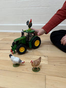 Dyr - Hønsefamilie fra Papo - 3 stk.