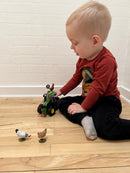 Dyr - Hønsefamilie fra Papo - 3 stk.