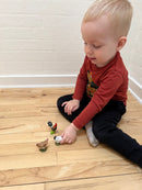 Dyr - Hønsefamilie fra Papo - 3 stk.